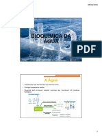 Bioquimica - Da Água