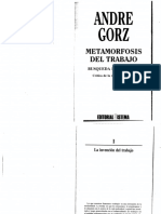 Andre Gortz-Metamorfosis Del Trabajo - Selección Clase