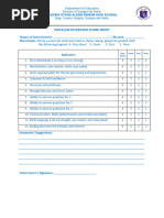 Mock Job Interview Sample Questions Score Sheet