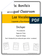 Leyendo y Escribiendo VOCALES