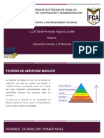 Tema Ii La Motivación y Las Necesidades Humanas