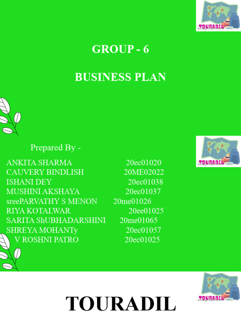 Tourism Business Plan Pdf Tourism Expense