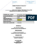 Informe Técnico Smi 2024-017 - Tendido de Cable de Fuerza Sinea