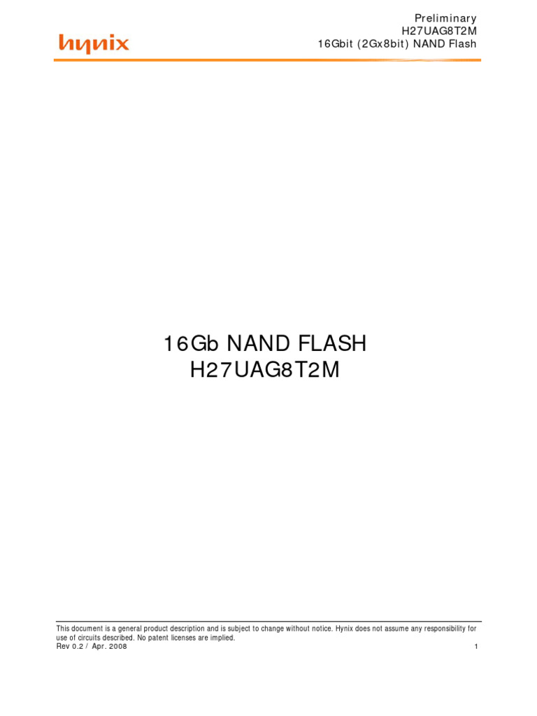 NAND Flash Memory Specs | PDF | Flash Memory | Cpu Cache
