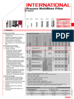 Process Multirheo Filter PMRF: 1. General