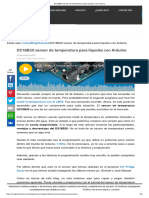 DS18B20 sensor de temperatura para líquidos con Arduino