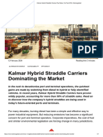 Kalmar Hybrid Straddle Carriers Top Sales, Cut Fuel 40% - Kalmarglobal