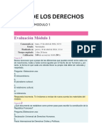 Curso ABC de Los Derechos Humanos (Evaluacion Modulo 1)