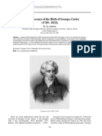 240th Anniversary of The Birth of Georges Cuvier (1769-1832)