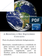 A Biosfera e Seu Equilíbrio