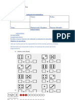 Evaluación de Matemáticas Primero Básico