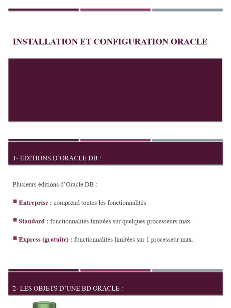 Installation et Configuration ODXE 11g | PDF | Base de données Oracle ...