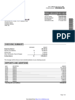 Chase Bank Statement PDF - 1