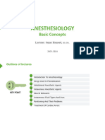 Introduction To Anesthesiology