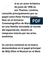 Tom Holland Es Un Actor Británico Nacido El 1 de Junio de 1996 en Kingston - 20240320 - 142455 - 0000