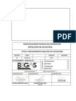 15. Procedimiento para END de Soldadura