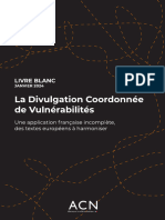 ACN Livre Blanc Divulgation Coordonnee de Vulnerabilites BD