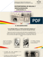 Neoliberlismo en Bolivia