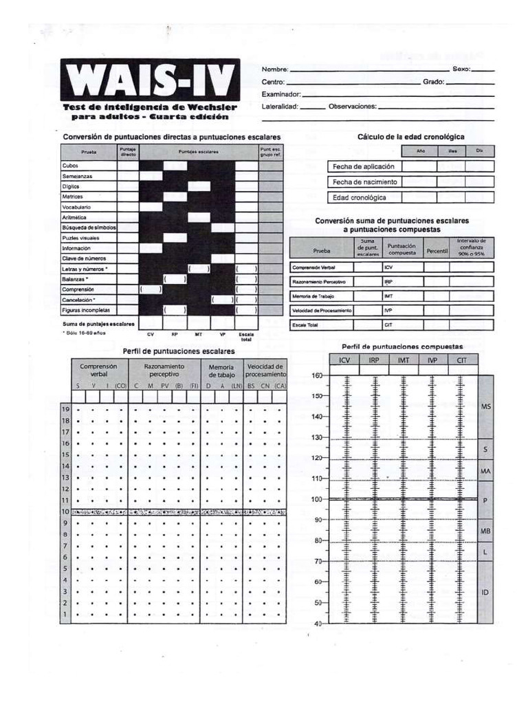 Wais V | PDF