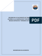 Descripcion de Accidentes de Trabajo-Analisis de Causalidad