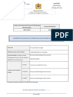 Descriptif Filière - Biosciences, Biotechnologie Et Environnement2023 - OK-1