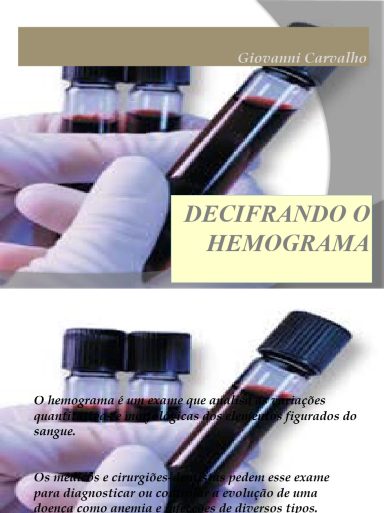 Decifrando o Hemograma | PDF | Glóbulo branco | Sangue