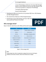 Who Manages What?: Figure 1.1 Lists The Tasks That You (The Dba) and Microsoft Manage For Azure SQL Paas