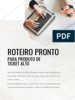 ROTEIRO - para Produto de Ticket Alto