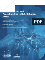 Disinformation Peacebuilding Subsaharan Africa
