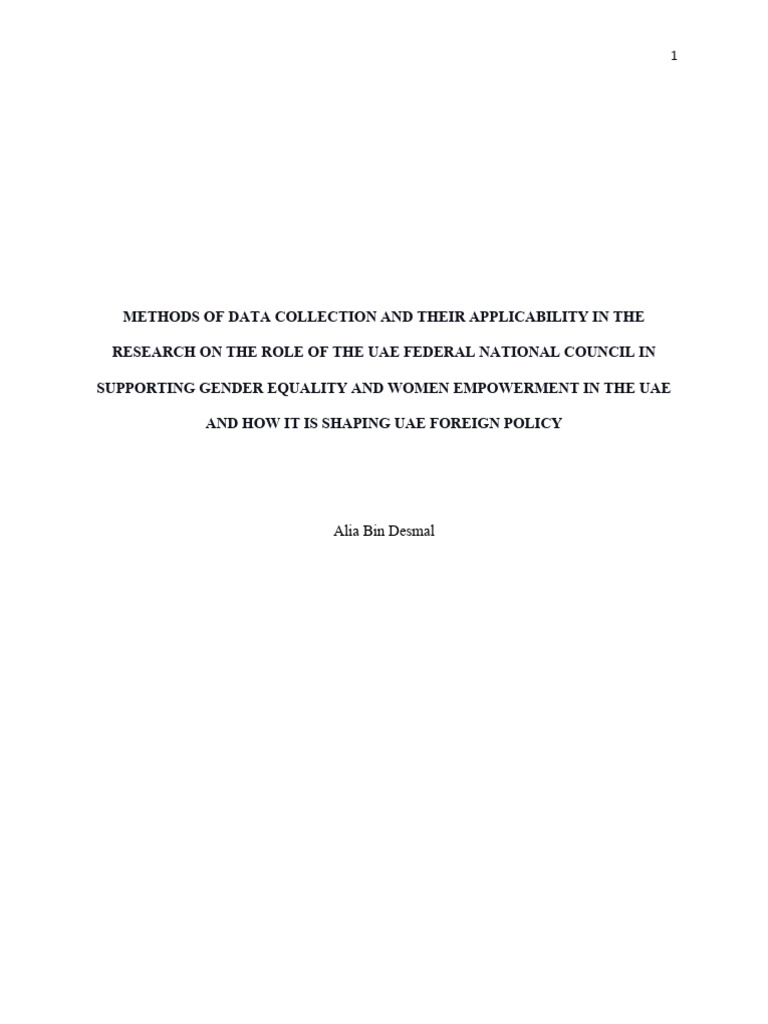 Methods Of Data Collection Edited Pdf Survey Methodology