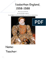 Early Elizabethan England Revision Guide