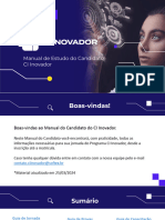 [CI Inovador] - Manual do Candidato