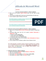 Practica Calificada de Microsoft Word....