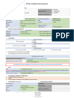 Fiche Création Fournisseur Français