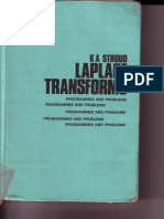Laplace Transforms Programmes & Problems - K.A. Stroud