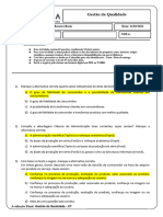 Atividade de Pesquisa Gestão de Qualidade