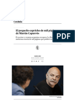La Historia' - El Pequeño Capricho de Mil Páginas de Martín Caparrós - Cataluña - EL PAÍS