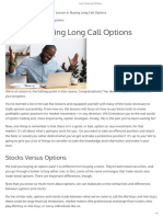 Lesson 6 - Buying Long Call Options