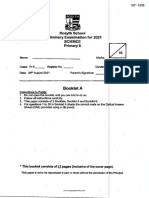 P6 Science 2021 SA2 Rosyth