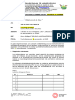 1 INFORME DE TRABAJO URM - SEMANA DE OPTIMIZACIÓN