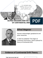 Alfred Wegener and His Theory of Continental Drift