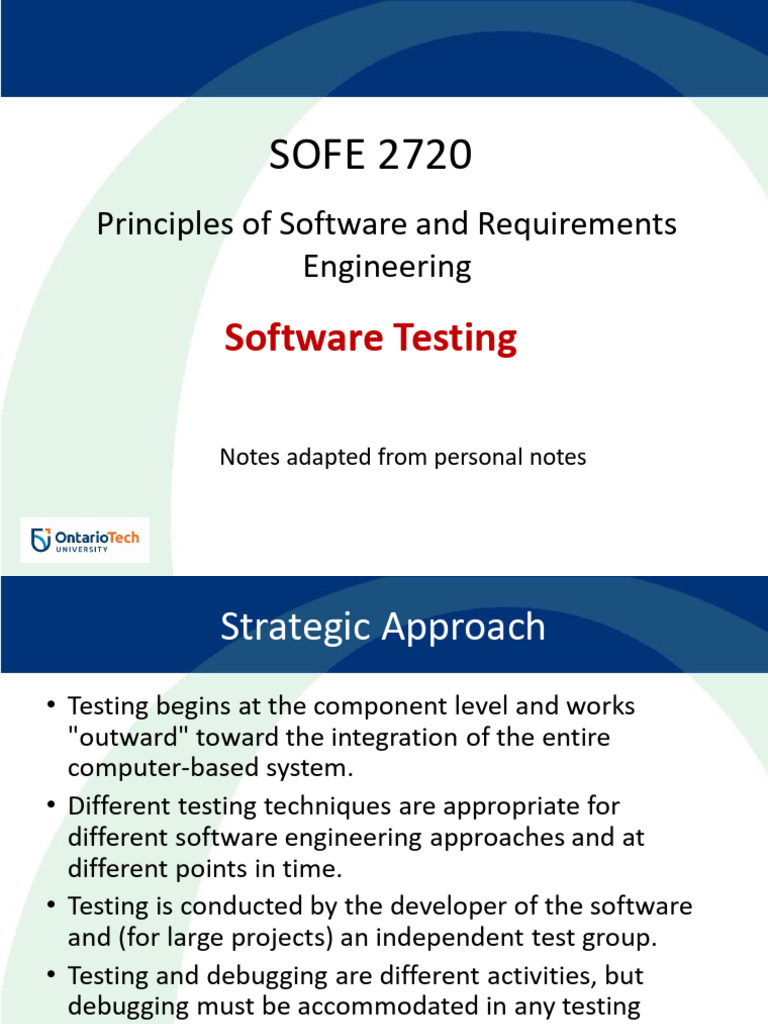 7b. Software Testing | PDF | Software Testing | Systems Engineering