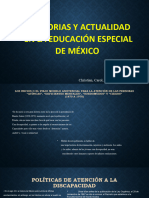Memorias y Actualidad en La Educación Especial de México