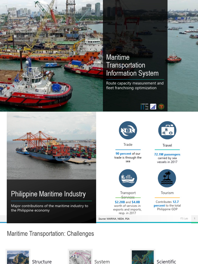 013 Maritime Transportation Information System MARIS Dr. John Justine S ...