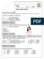 Teste 7º Ano 1ºb