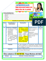 1° SESIÓN DÍA 1 PS EXPRESAMOS CÓMO NOS SENTIMOS EN NUESTRO PRIMER DÍA DE CLASESss