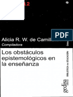 De CAMILLONI, A. R. W. (Comp.) - Los Obstáculos Epistemológicos en La Enseñanza (OCR) (Por Ganz1912)