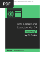 Data Capture and Extraction With C Sharp Succinctly