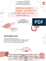 Eje Hipotalamico - Pituitario - Ovarico Y Control Del Ciclo Menstrual