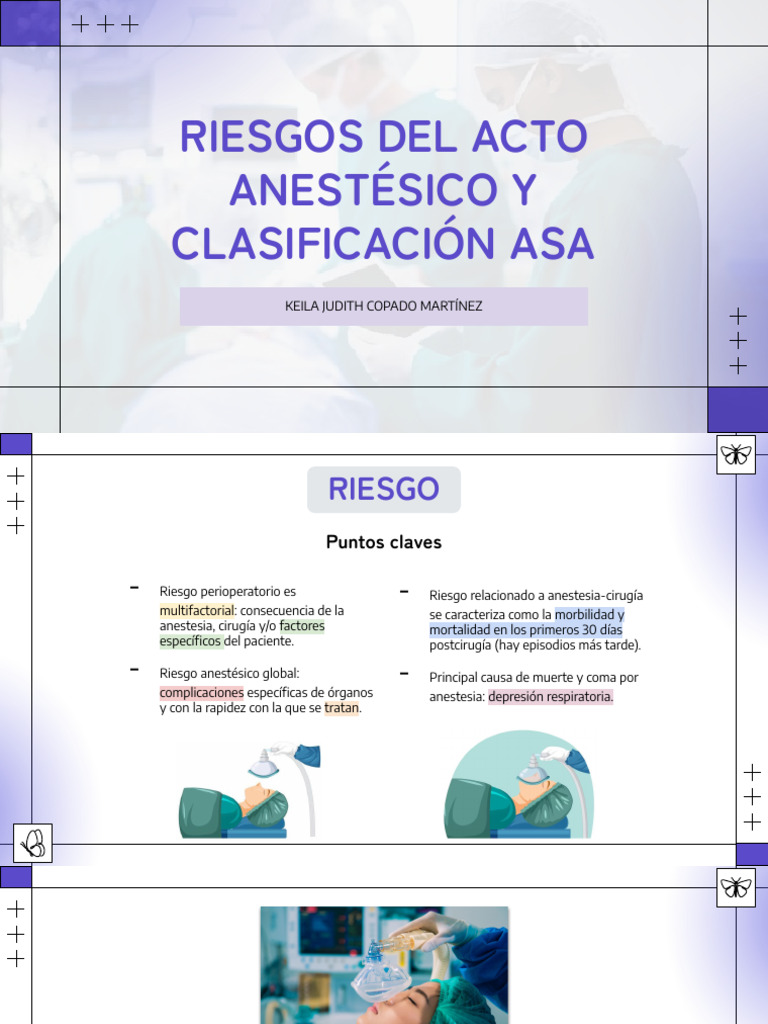 Clasificación ASA y Riesgos Anestésicos | PDF | Anestesia ...